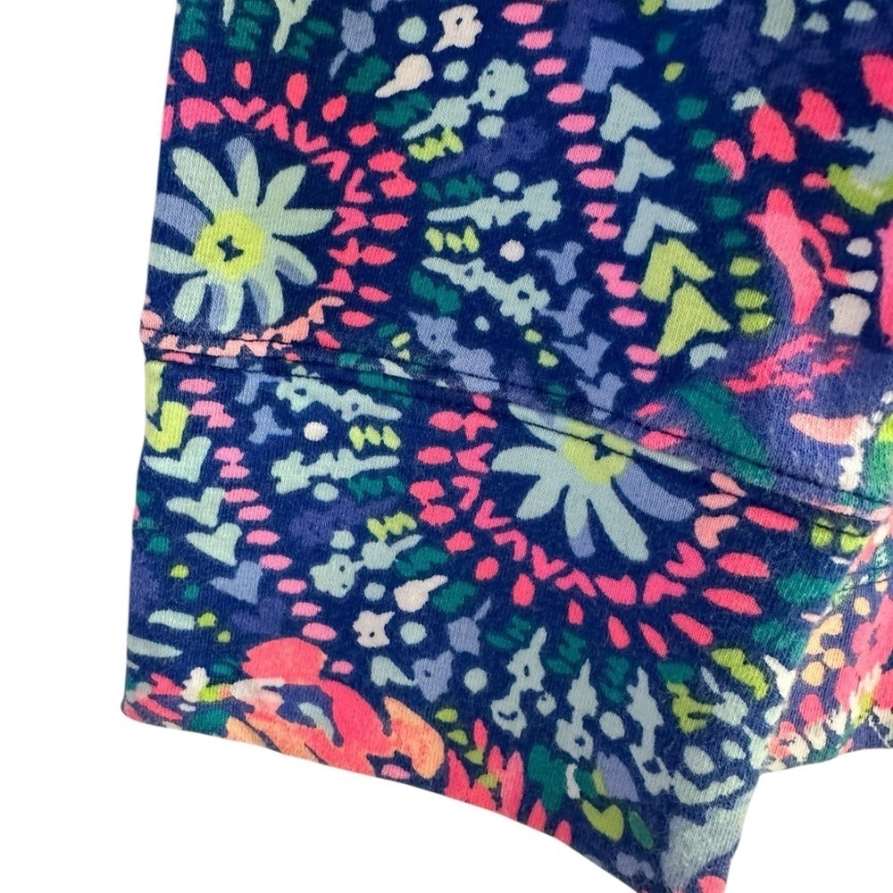 Lilly Pulitzer Pink Blue Multi No Prob Llama Skipper Popover UPF 50+ - Picture 7 of 11